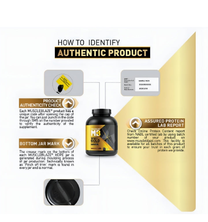 MuscleBlaze Whey Gold Protein Powder