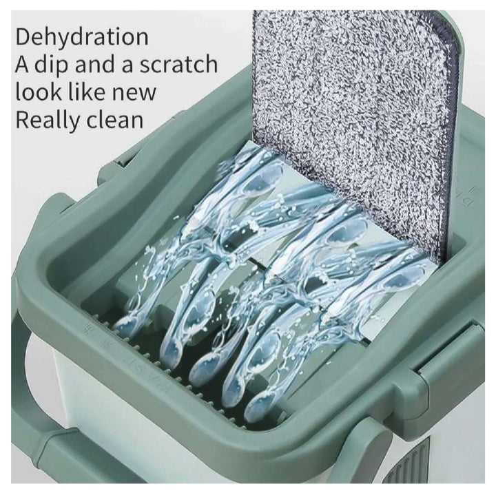 Flat Mop With Bucket