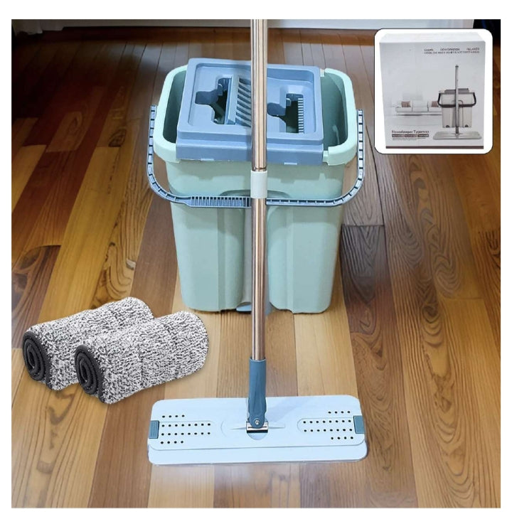 Flat Mop With Bucket